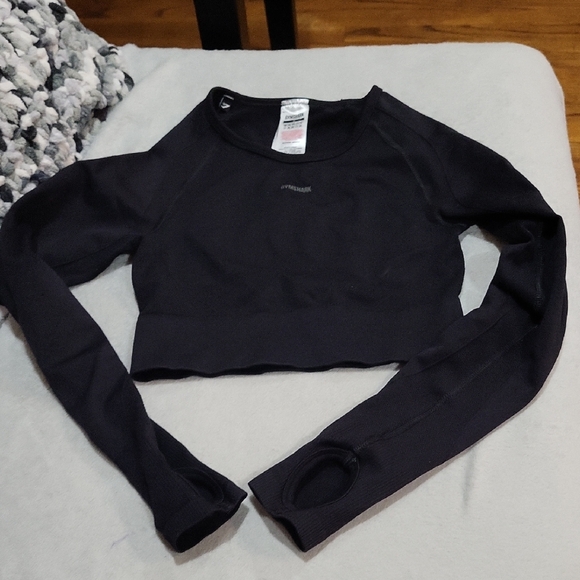 Gymshark Tops - Gymshark Flex Sports Long Sleeve Crop Top